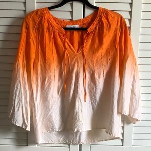Calvin Klein peasant top